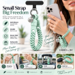 Silicone Strings Circle Rings Mobile Phone Strap with Pop Holder &amp; Loop | Anti-Drop Neck Strap For Smartphones | iCare