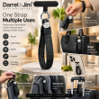 Silicone Dots Phone Lanyard | Mobile Phone Strap with Pop Holder &amp; Loop | Anti-Drop Neck Strap for Smartphones- Black | iCare