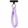 Silicone Dots Phone Lanyard | Mobile Phone Strap with Pop Holder &amp; Loop | Anti-Drop Neck Strap for Smartphones-Lavender | iCare