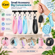 Silicone Dots Phone Lanyard | Mobile Phone Strap with Pop Holder &amp; Loop | Anti-Drop Neck Strap for Smartphones-Lavender | iCare