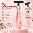 Silicone Dots Phone Lanyard | Mobile Phone Strap with Pop Holder &amp; Loop | Anti-Drop Neck Strap for Smartphones-Light Orange | iCare