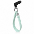 Silicone Dots Phone Lanyard | Mobile Phone Strap with Pop Holder &amp; Loop | Anti-Drop Neck Strap for Smartphones- Light Green | iCare
