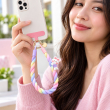 Silicone Animal Phone Lanyard | Cute Mobile Phone Strap with Pop Holder &amp; Loop | Anti-Drop Neck Strap-Purple | iCare