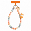 Silicone Animal Phone Lanyard | Cute Mobile Phone Strap with Pop Holder &amp; Loop | Anti-Drop Neck Strap-Pink | iCare