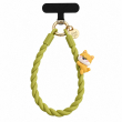 Silicone Animal Phone Lanyard | Cute Mobile Phone Strap with Pop Holder &amp; Loop | Anti-Drop Neck Strap-Green | iCare