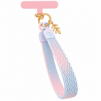 Silicone Leaf Double Sided Phone Lanyard | Cute Anti-Drop Mobile Neck Strap | iCare 