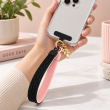 Silicone Leaf Double Sided Phone Lanyard | Cute Anti-Drop Mobile Neck Strap | iCare 