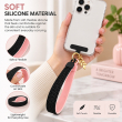 Silicone Leaf Double Sided Phone Lanyard | Cute Anti-Drop Mobile Neck Strap | iCare 