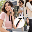 Silicone Leaf Double Sided Phone Lanyard | Cute Anti-Drop Mobile Neck Strap | iCare 