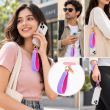 Silicone Leaf Double Sided Phone Lanyard | Cute Anti-Drop Mobile Neck Strap | iCare 