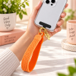 Silicone Leaf Double Sided Phone Lanyard | Cute Anti-Drop Mobile Neck Strap | iCare 