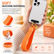 Silicone Leaf Double Sided Phone Lanyard | Cute Anti-Drop Mobile Neck Strap | iCare 