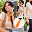 Silicone Leaf Double Sided Phone Lanyard | Cute Anti-Drop Mobile Neck Strap | iCare 