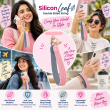 Silicone Leaf Double Sided Phone Lanyard | Cute Anti-Drop Mobile Neck Strap | iCare 