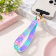 Silicone Leaf Double Sided Phone Lanyard | Cute Anti-Drop Mobile Neck Strap | iCare 
