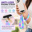 Silicone Leaf Double Sided Phone Lanyard | Cute Anti-Drop Mobile Neck Strap | iCare 