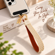 Silicone Leaf Double Sided Phone Lanyard | Cute Anti-Drop Mobile Neck Strap | iCare 
