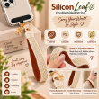 Silicone Leaf Double Sided Phone Lanyard | Cute Anti-Drop Mobile Neck Strap | iCare 