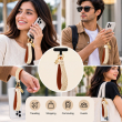 Silicone Leaf Double Sided Phone Lanyard | Cute Anti-Drop Mobile Neck Strap | iCare 