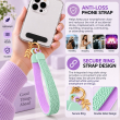 Silicone Leaf Double Sided Phone Lanyard | Cute Anti-Drop Mobile Neck Strap | iCare 