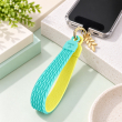 Silicone Leaf Double Sided Phone Lanyard | Cute Anti-Drop Mobile Neck Strap | iCare 