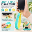 Silicone Leaf Double Sided Phone Lanyard | Cute Anti-Drop Mobile Neck Strap | iCare 