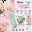 Silicone Leaf Double Sided Phone Lanyard | Cute Anti-Drop Mobile Neck Strap | iCare 