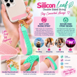 Silicone Leaf Double Sided Phone Lanyard | Cute Anti-Drop Mobile Neck Strap | iCare 