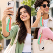 Silicone Leaf Double Sided Phone Lanyard | Cute Anti-Drop Mobile Neck Strap | iCare 