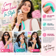 Silicone Leaf Double Sided Phone Lanyard | Cute Anti-Drop Mobile Neck Strap | iCare 
