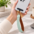 Silicone Leaf Double Sided Phone Lanyard | Cute Anti-Drop Mobile Neck Strap | iCare 