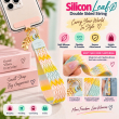 Silicone Leaf Double Sided Phone Lanyard | Cute Anti-Drop Mobile Neck Strap | iCare 