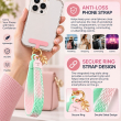 Silicone Leaf Double Sided Phone Lanyard | Cute Anti-Drop Mobile Neck Strap | iCare 