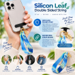 Silicone Leaf Double Sided Phone Lanyard | Cute Anti-Drop Mobile Neck Strap | iCare 