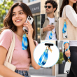 Silicone Leaf Double Sided Phone Lanyard | Cute Anti-Drop Mobile Neck Strap | iCare 