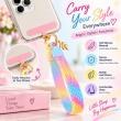 Silicone Leaf Double Sided Phone Lanyard | Cute Anti-Drop Mobile Neck Strap | iCare 