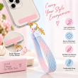 Silicone Leaf Double Sided Phone Lanyard | Cute Anti-Drop Mobile Neck Strap | iCare 