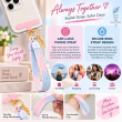 Silicone Leaf Double Sided Phone Lanyard | Cute Anti-Drop Mobile Neck Strap | iCare 