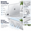 MacBook Air 13.6 Inch M3 2024 A3113 | TPU Laptop Protective Case | Soft Edge Hardshell Cover | Fingerprint Resistant Scratch Protection-iCare