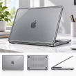 MacBook Air 13.6 Inch M4 2025 A3240 | TPU Laptop Protective Case | Soft Edge Hardshell Cover | Fingerprint Resistant Scratch Protection-iCare