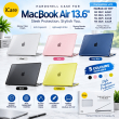 MacBook Air 13.6 Inch M3 2024 A3113 | TPU Laptop Protective Case | Soft Edge Hardshell Cover | Fingerprint Resistant Scratch Protection-iCare
