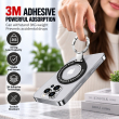 MagSafe Magnetic Phone Ring Holder | Metal Finger Grip &amp; Kickstand | 180&deg; Adjustable Detachable Mobile Stand | iCare