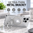 MagSafe Magnetic Phone Ring Holder | Metal Finger Grip &amp; Kickstand | 180&deg; Adjustable Detachable Mobile Stand | iCare