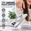 MagSafe Magnetic Phone Ring Holder | Metal Finger Grip &amp; Kickstand | 180&deg; Adjustable Detachable Mobile Stand | iCare