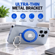 MagSafe Magnetic Phone Ring Holder | Metal Finger Grip &amp; Kickstand | 180&deg; Adjustable Detachable Mobile Stand | iCare