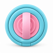 Silicone Magnetic Phone Holder | 360&deg; Rotating Ring Grip &amp; Desktop Stand | MagSafe Compatible Mobile Holder | Portable Phone Grip &amp; Kickstand | iCare