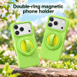 Silicone Magnetic Phone Holder | 360&deg; Rotating Ring Grip &amp; Desktop Stand | MagSafe Compatible Mobile Holder | Portable Phone Grip &amp; Kickstand | iCare