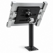 Universal Tablet Stand with Lock &amp; Key | Anti-Theft Secure Desktop Tablet Holder | Adjustable Metal Enclosure, Kiosk &amp; POS Counter Stand | iCare