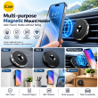 Universal Magnetic Phone Mount Holder Compatible with MagSafe | Magnetic Mobile Stand &amp; Holder | Strong Magnetic Grip for Smartphones | MagSafe Essentials | iCare
