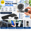 Universal Magnetic Phone Mount Holder 360&deg; Rotating | Strong Magnetic Mobile Holder &amp; Stand | Adjustable Hands-Free Smartphone Mount | MagSafe Compatible | iCare